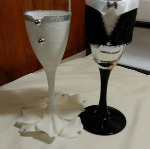 SOLD Wedding glasses